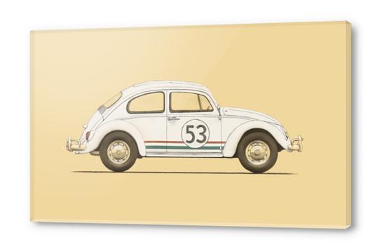 Famous Car - VW Beetle Acrylic prints by Florent Bodart - Speakerine