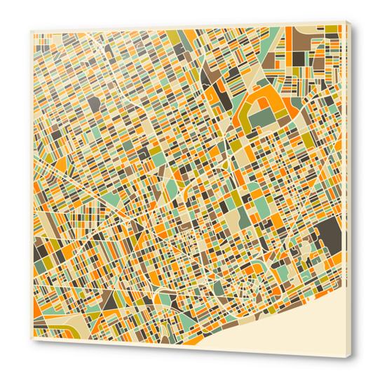 DETROIT MAP 1 Acrylic prints by Jazzberry Blue
