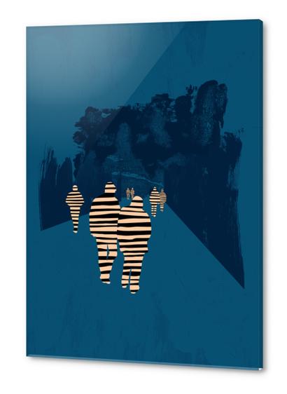 walking for oblivion Acrylic prints by junillu