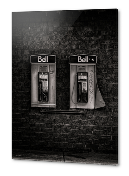 Phone Booth No 19 Acrylic prints by The Learning Curve Photography