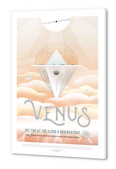 Venus: See You at the Cloud 9 Observatory - NASA JPL Space Tourism Poster Acrylic prints by Space Travel