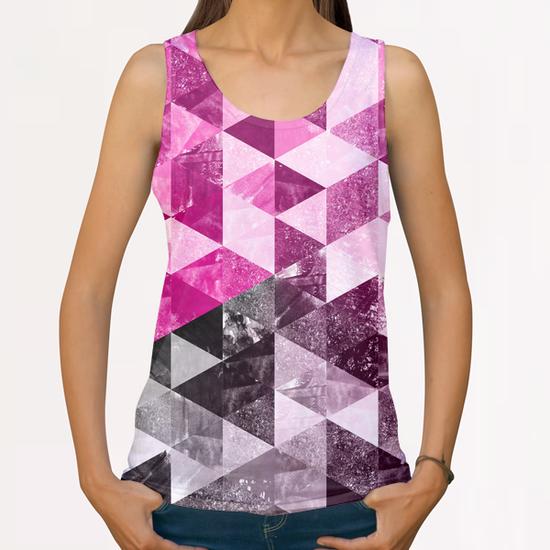 Abstract GEO X 0.4 All Over Print Tanks by Amir Faysal