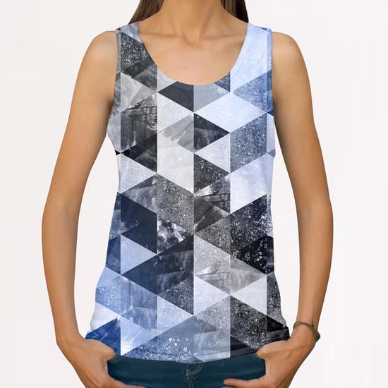 Abstract GEO X 0.13 All Over Print Tanks by Amir Faysal