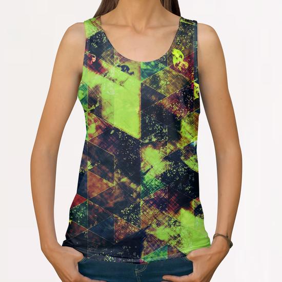 Abstract GEO X 0.24 All Over Print Tanks by Amir Faysal