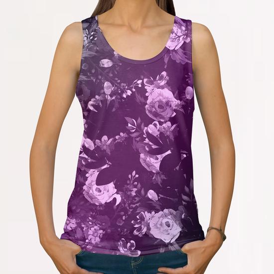 BOTANICAL GARDEN X 0.1 All Over Print Tanks by Amir Faysal