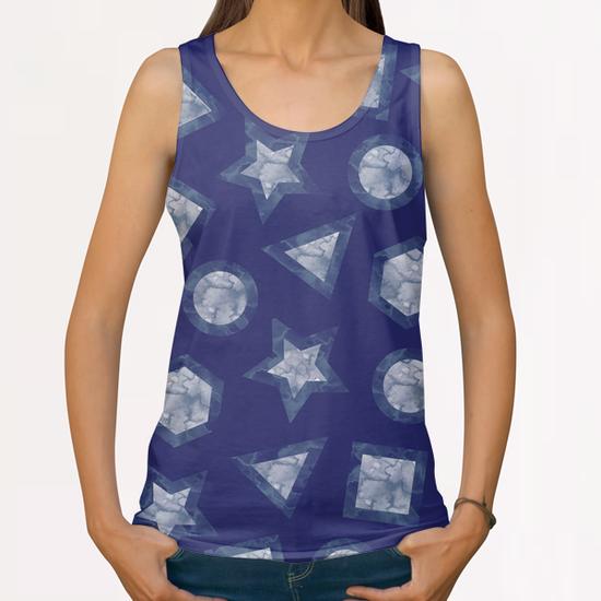 GEM#1 All Over Print Tanks by Amir Faysal