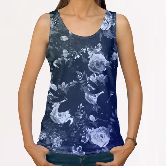 BOTANICAL GARDEN X 0.2 All Over Print Tanks by Amir Faysal