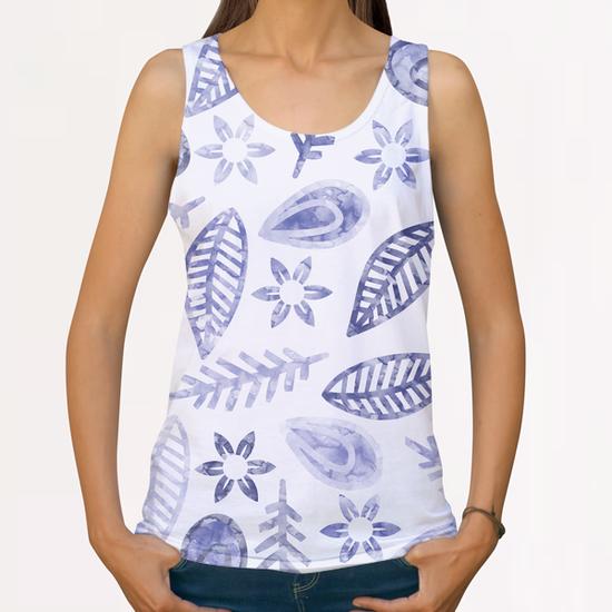 Floral#2 All Over Print Tanks by Amir Faysal