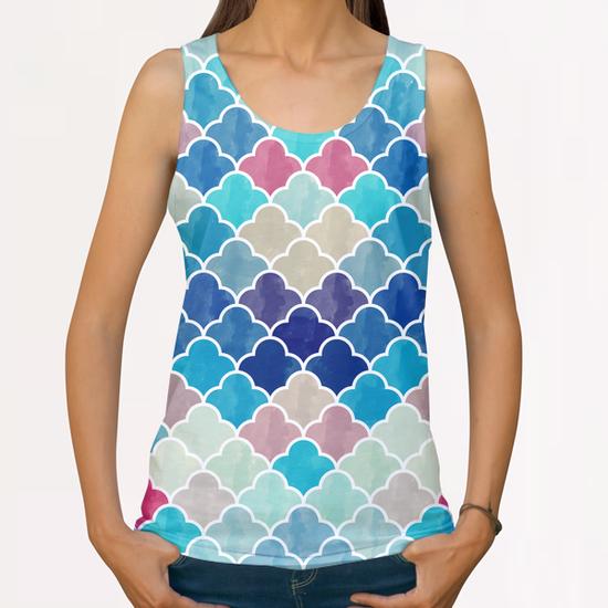 Lovely Pattern X 0.2 All Over Print Tanks by Amir Faysal