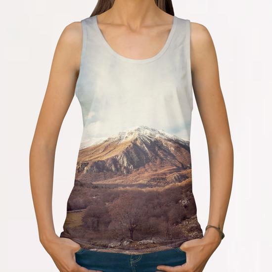 Mountains in the background  XVII All Over Print Tanks by Salvatore Russolillo