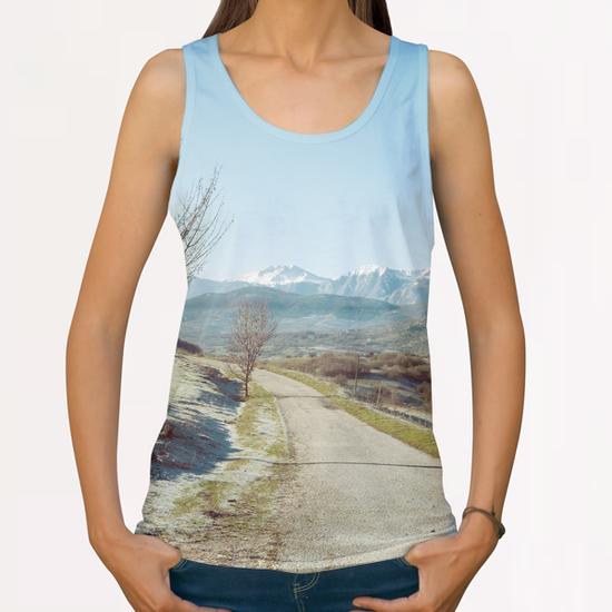 Mountains in the background I All Over Print Tanks by Salvatore Russolillo