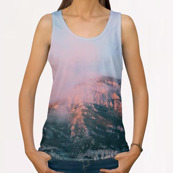 Mountains in the background VI All Over Print Tanks by Salvatore Russolillo