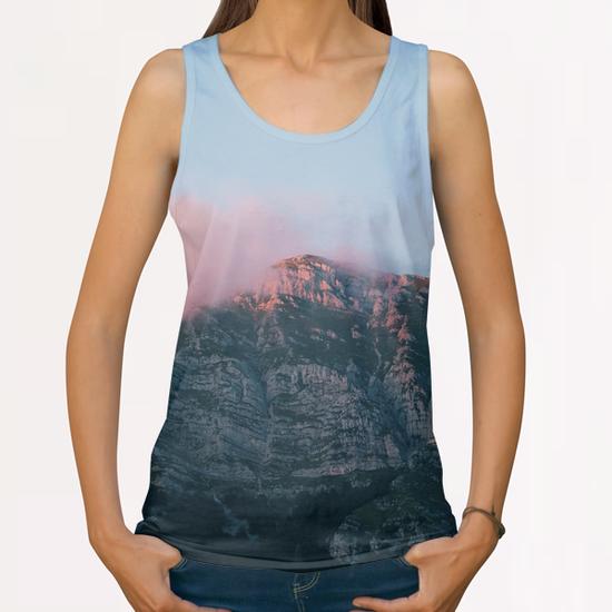 Mountains in the background VII All Over Print Tanks by Salvatore Russolillo