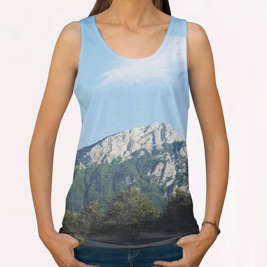 Mountains in the background VIII All Over Print Tanks by Salvatore Russolillo