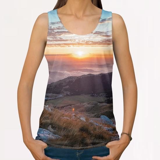 Sunset All Over Print Tanks by Salvatore Russolillo