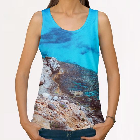 The blue lagoon All Over Print Tanks by Salvatore Russolillo