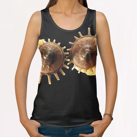 Shell All Over Print Tanks by Mermet