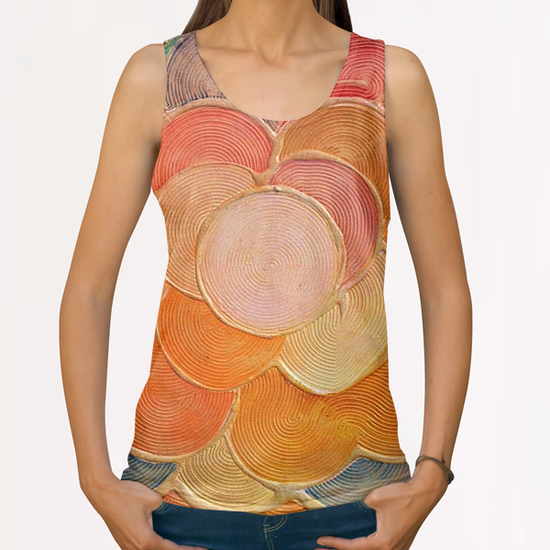 Cercles sillons All Over Print Tanks by di-tommaso