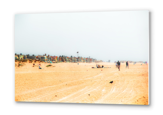 Sandy beach scenic at Oxnard Beach California USA Metal prints by Timmy333