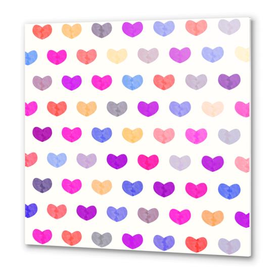 Cute Hearts #2 Metal prints by Amir Faysal