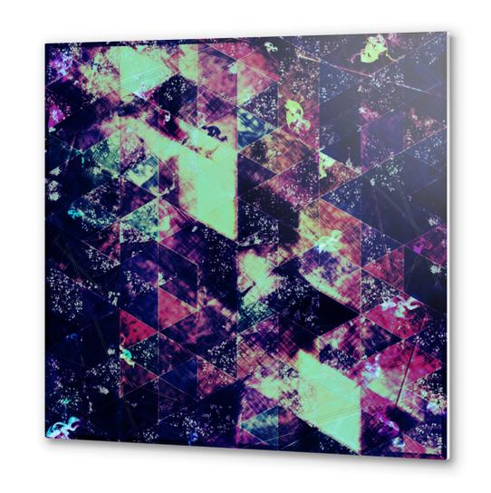 Abstract Geometric Background #4 Metal prints by Amir Faysal