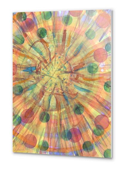 Ball Explosion  Metal prints by Heidi Capitaine