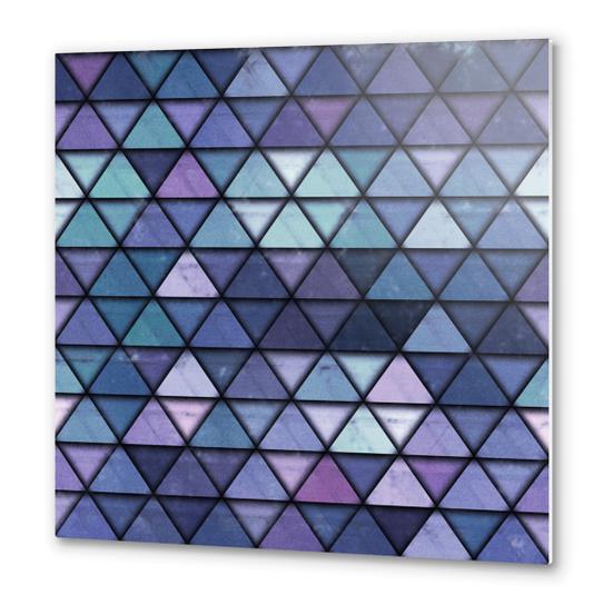 Abstract Geometric Background #6 Metal prints by Amir Faysal