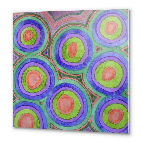 Spreading Love Circle Pattern Metal prints by Heidi Capitaine