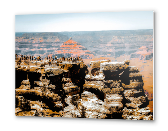 desert with blue sky at Grand Canyon national park, Arizona, USA Metal prints by Timmy333