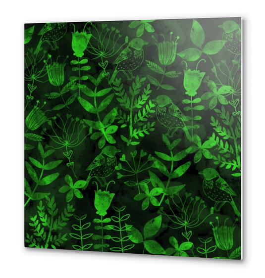 Abstract Botanical Garden  Metal prints by Amir Faysal