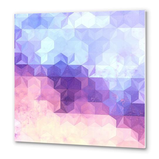 Abstract Geometric Background #7 Metal prints by Amir Faysal