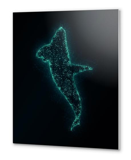 Splash Whale X 0.3 Metal prints by Amir Faysal