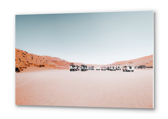 Parking lot in the desert at Antelope Canyon Arizona USA Metal prints by Timmy333