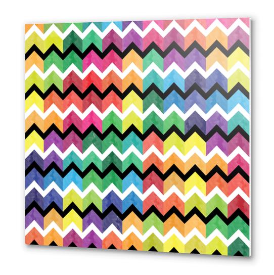 Lovely Chevron X 0.3 Metal prints by Amir Faysal