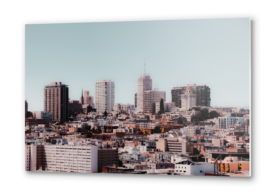 modern building in the city at San Francisco California USA Metal prints by Timmy333