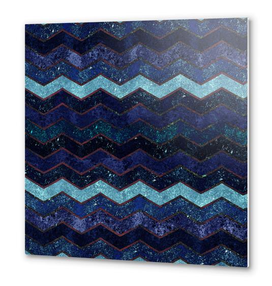 Abstract Chevron Metal prints by Amir Faysal