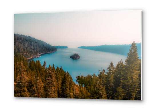 Lake view at Emerald Bay Lake Tahoe California USA Metal prints by Timmy333