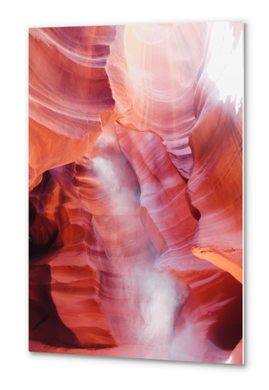 Light in the sandstone cave at Antelope Canyon Arizona USA Metal prints by Timmy333