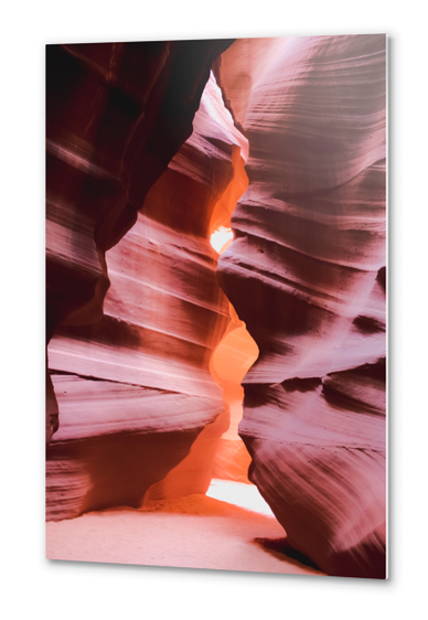 Cave in the desert at Antelope Canyon Arizona USA Metal prints by Timmy333