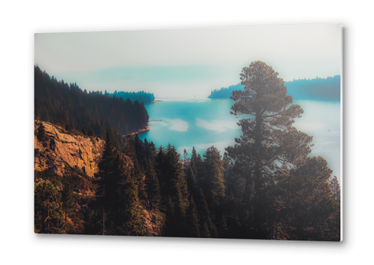 Beautiful lake view at Emerald Bay Lake Tahoe California USA Metal prints by Timmy333