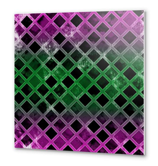 Abstract Geometric Background #12 Metal prints by Amir Faysal