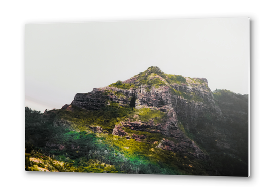 green tropical mountain view at Kauai, Hawaii, USA Metal prints by Timmy333