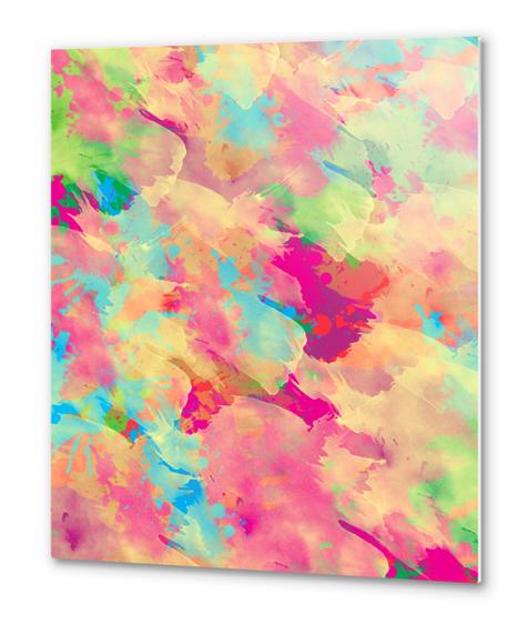 Abstract painting X 0.2 Metal prints by Amir Faysal