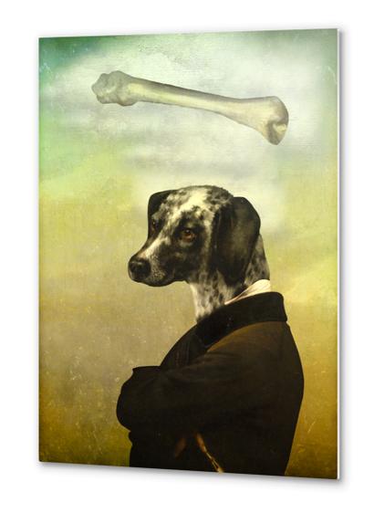 A Dog's Dream Metal prints by DVerissimo