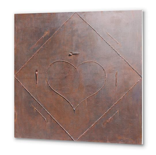 Rusty Love Metal prints by di-tommaso