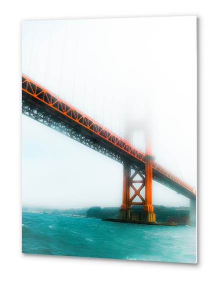 bridge and bay view at Golden Gate Bridge, San Francisco, USA Metal prints by Timmy333