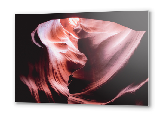 Cave in the desert at Antelope Canyon Arizona USA Metal prints by Timmy333