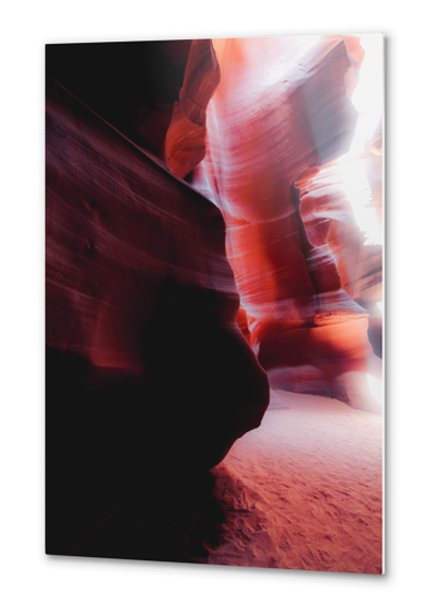 Sandstone cave abstract at Antelope Canyon Arizona USA Metal prints by Timmy333