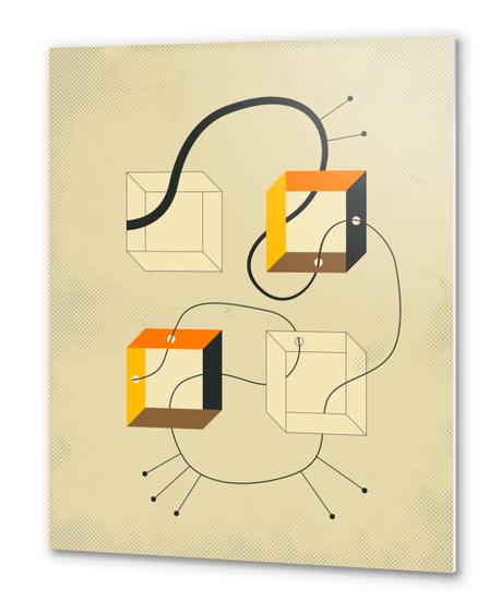 DIAGRAM 3 Metal prints by Jazzberry Blue