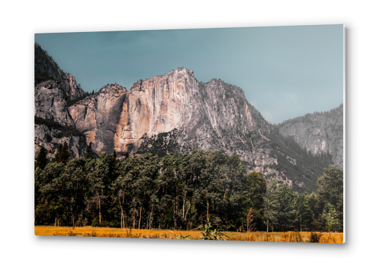 Mountains with blue sky at Yosemite national park California USA Metal prints by Timmy333